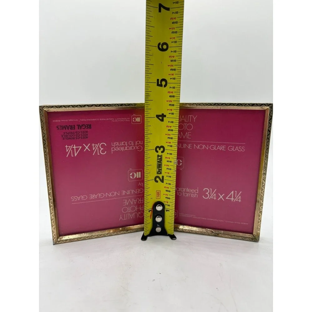Intercraft Industries Corp. IIC Quality Photo Frame Double Hinged 3.75
